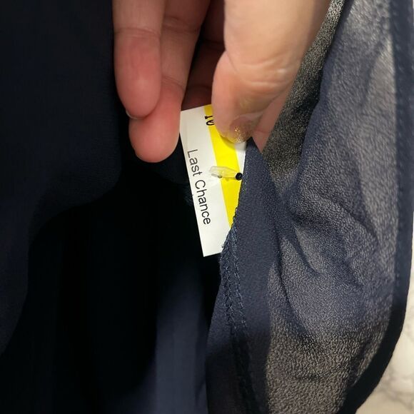 Eliza J Navy Halter Dress - Picture 3 of 6